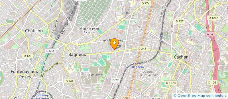 localisation de l'entreprise SARL PAPOUTH & MAMOUTH COMPANY à BAGNEUX