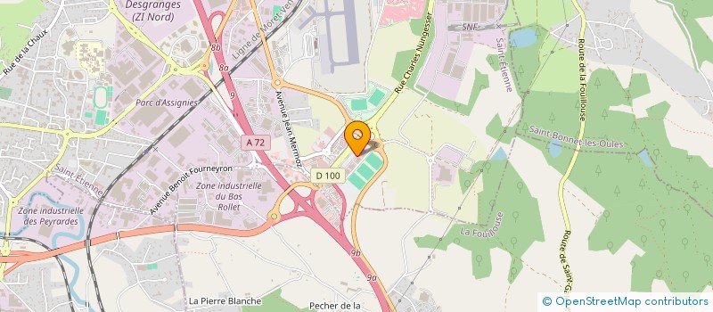 localisation de l'entreprise SARL PAPY JEAN  ANDREZIEUX-BOUTHEON