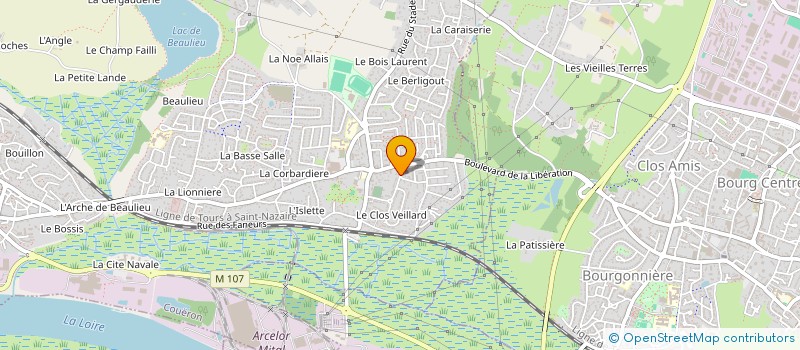 localisation de l'entreprise SARL PAQUEREAU à COUERON