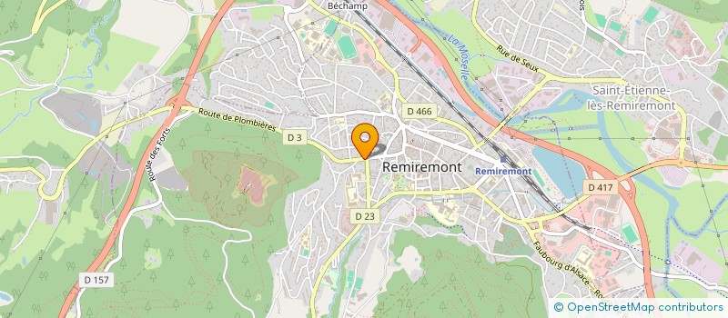 localisation de l'entreprise SARL PARADIZIO à REMIREMONT