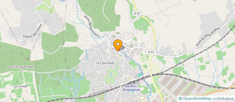 localisation de l'entreprise SARL PARAGE IMMOBILIER SERVICE à LES ARCS