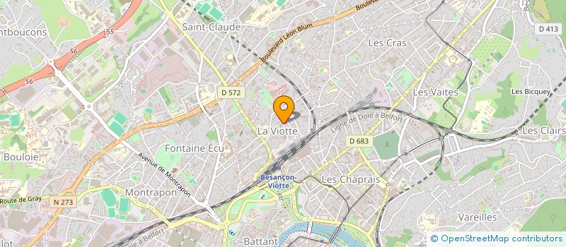 localisation de l'entreprise SARL PARATTE à BESANCON