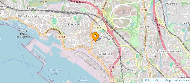 localisation de l'entreprise SARL PARCIREAL à MARSEILLE