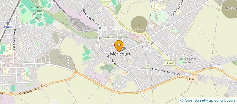 localisation de l'entreprise SARL PARENTY PERE ET FILS  MERICOURT