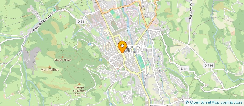 localisation de l'entreprise SARL PARFUMERIE LA à BAGNERES-DE-BIGORRE