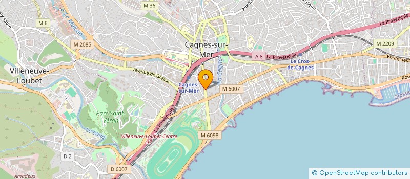 localisation de l'entreprise SARL PARFUMERIE RONSARD à CAGNES-SUR-MER