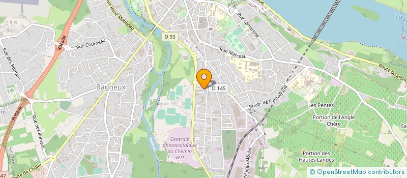 localisation de l'entreprise SARL PARFUMS D'ANJOU à SAUMUR