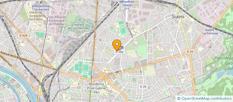localisation de l'entreprise SARL PARIME à PIERREFITTE-SUR-SEINE
