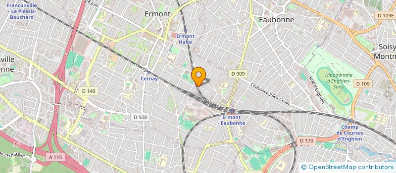 localisation de l'entreprise SARL PARIS à ERMONT