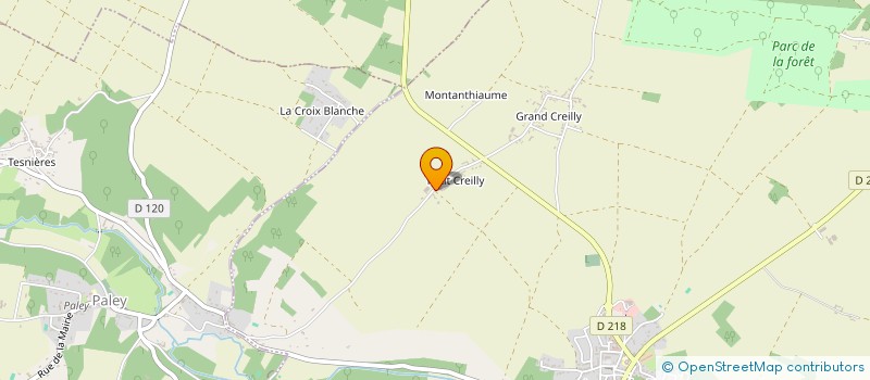 localisation de l'entreprise SARL PARIS  LORREZ-LE-BOCAGE-PREAUX