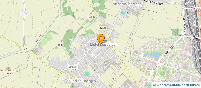 localisation de l'entreprise SARL PARIS EGLES  MITTELHAUSBERGEN