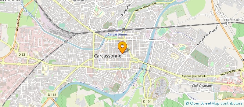 localisation de l'entreprise SARL PARIS FASHION  CARCASSONNE