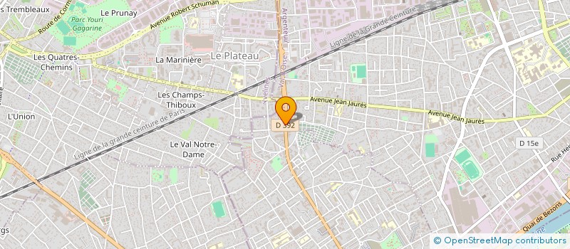 localisation de l'entreprise SARL PARIS NORD OUEST AUTOMOBILES à BEZONS