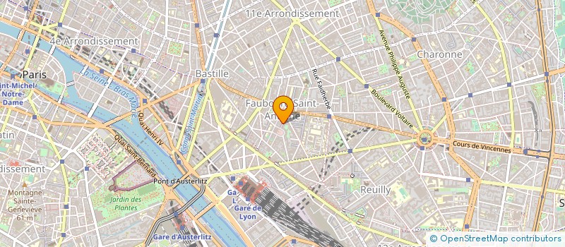 localisation de l'entreprise SARL PARIS PECHE à PARIS
