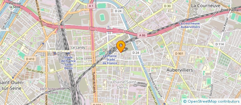 localisation de l'entreprise SARL PARIS STONE à SAINT DENIS
