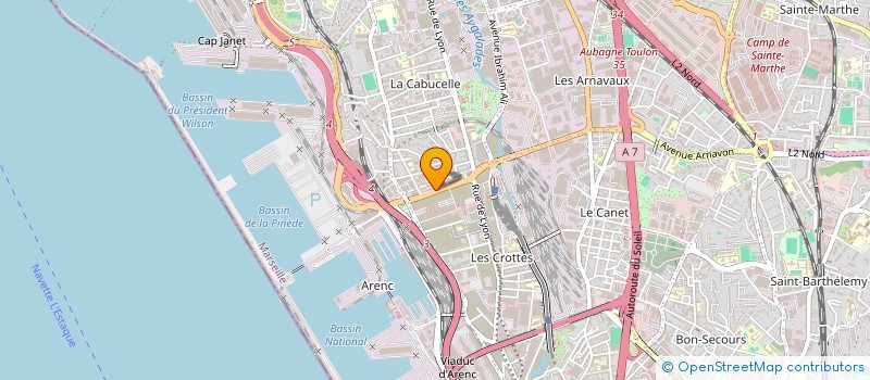 localisation de l'entreprise SARL PARKING BOUAYAD à MARSEILLE 15EME