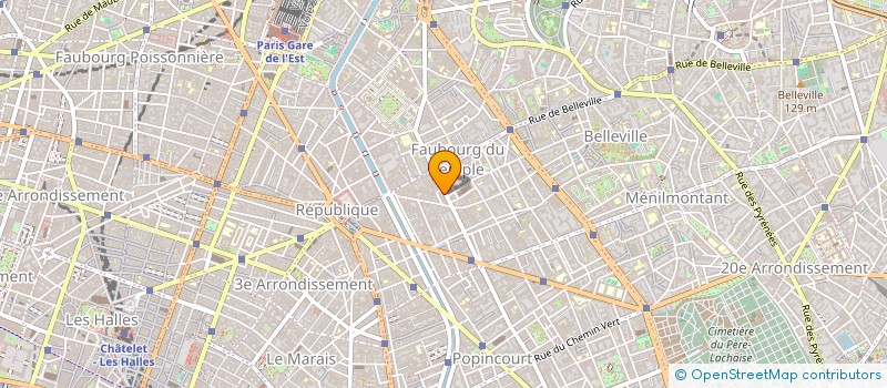 localisation de l'entreprise SARL PARMENTIER à PARIS