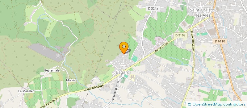 localisation de l'entreprise SARL PARQUET MARTIN  ANDUZE