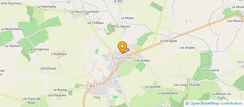 localisation de l'entreprise SARL PARSIFAL à COURTOMER