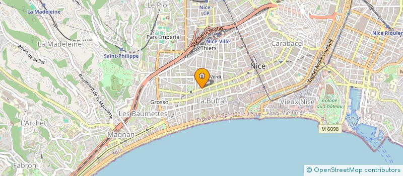 localisation de l'entreprise SARL PART HOUSE à NICE