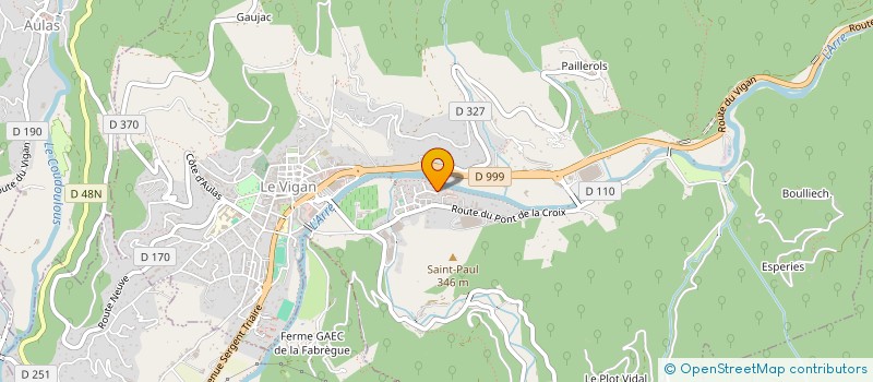 localisation de l'entreprise SARL PARTECOM à LE VIGAN
