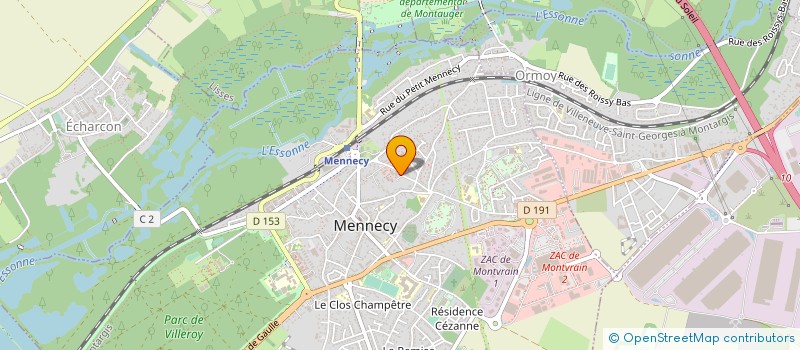 localisation de l'entreprise SARL PARTENAIRES à MENNECY