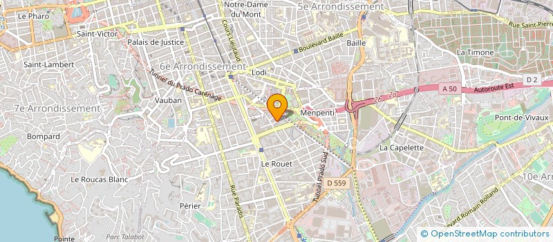 localisation de l'entreprise SARL PARTENARIAT FINANCE à MARSEILLE