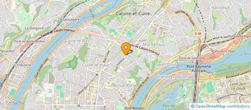 localisation de l'entreprise SARL PARTOUCHE PRIMEURS à CALUIRE-ET-CUIRE