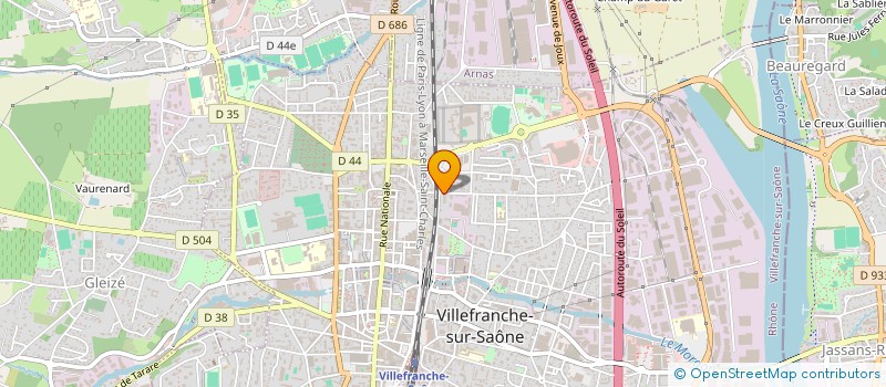 localisation de l'entreprise SARL PASCA OVIDIU ETANCHEITE à VILLEFRANCHE-SUR-SAONE