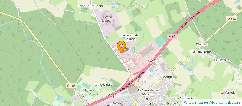 localisation de l'entreprise SARL PASCAL AUDRAIN à LIFFRE