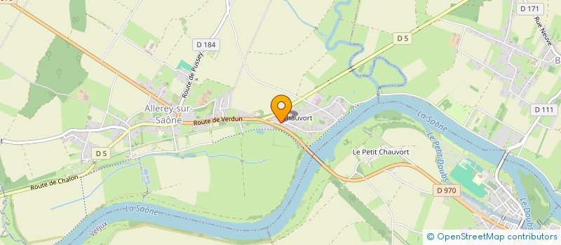 localisation de l'entreprise SARL PASCAL COULON  EPERVANS