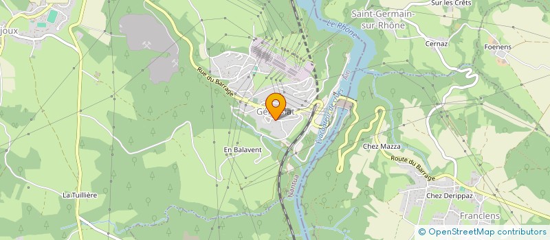 localisation de l'entreprise SARL PASCAL CURTENAZ  VALSERHONE