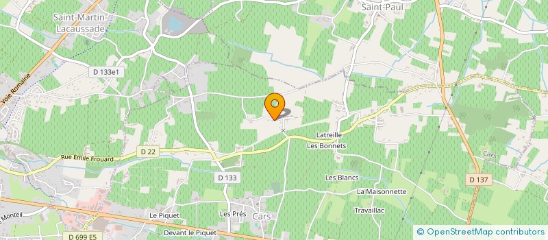 localisation de l'entreprise SARL PASCAL FRERES  CARS