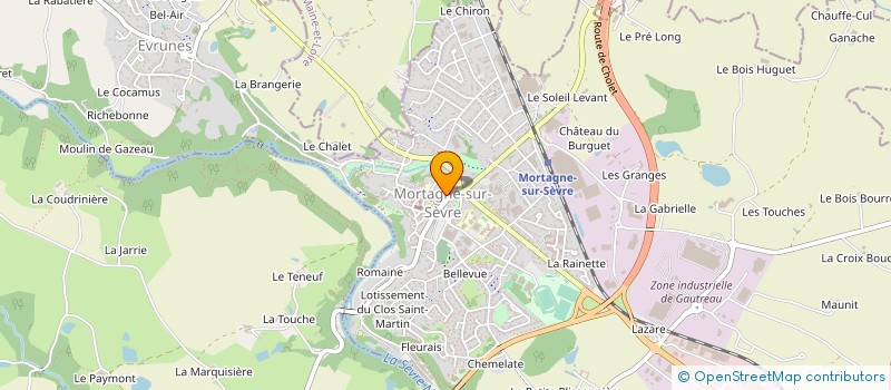 localisation de l'entreprise SARL PASCAL GILARDEAU à MORTAGNE-SUR-SEVRE