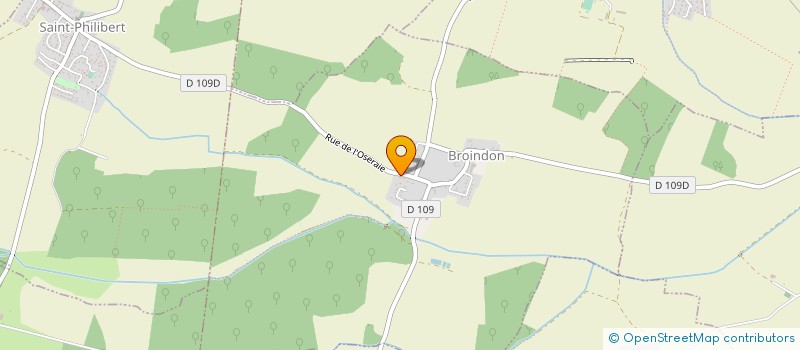 localisation de l'entreprise SARL PASCAL GUILLIEN ET FILS  BROINDON