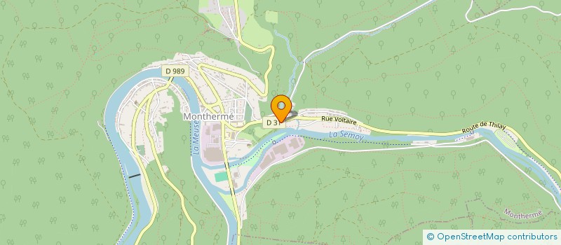 localisation de l'entreprise SARL PASCAL LEBAS  MONTHERME