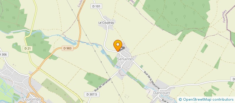 localisation de l'entreprise SARL PASCAL NOBLET à SENANTES