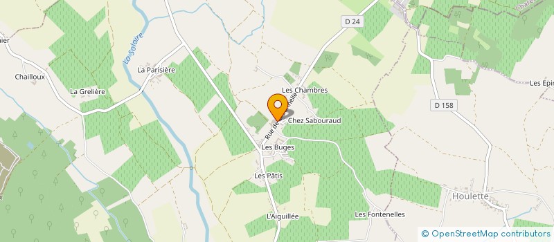 localisation de l'entreprise SARL PASCAL PARCA à SAINTE-SEVERE
