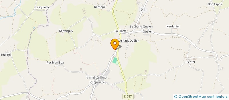 localisation de l'entreprise SARL PASCAL RIOU  SAINT-GILLES-PLIGEAUX