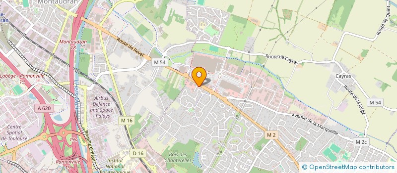 localisation de l'entreprise SARL PASCALE DIRAT à SAINT-ORENS-DE-GAMEVILLE
