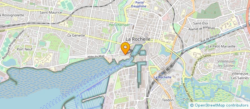 localisation de l'entreprise SARL PASCALINE DELAVEAU à LA ROCHELLE