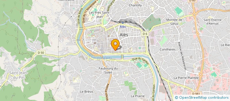 localisation de l'entreprise SARL PASED à ALES