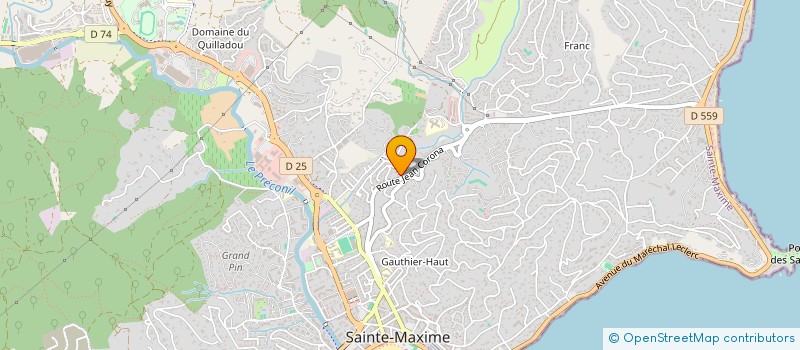 localisation de l'entreprise SARL PASERO ET FILS à SAINTE MAXIME