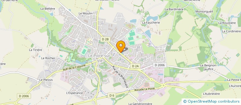 localisation de l'entreprise SARL PASQUEREAU à LE POIRE-SUR-VIE