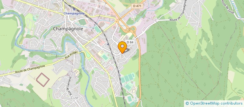 localisation de l'entreprise SARL PASQUIER à CHAMPAGNOLE