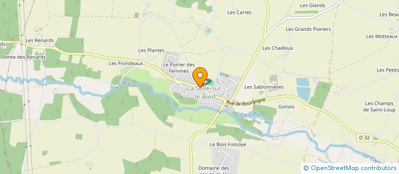 localisation de l'entreprise SARL PASQUIER à LA SELLE-SUR-LE-BIED
