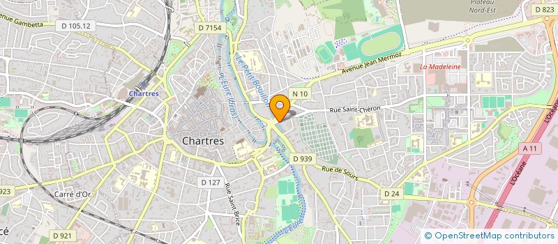 localisation de l'entreprise SARL PASQUIER BERNARD à CHARTRES