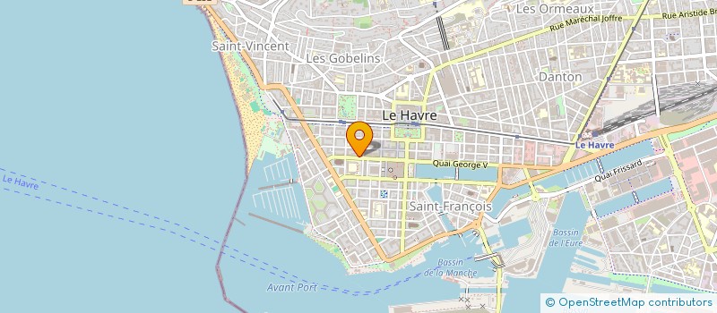 localisation de l'entreprise SARL PASQUIER IMMOBILIER à LE HAVRE