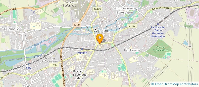 localisation de l'entreprise SARL PASSIFLOR à ARPAJON