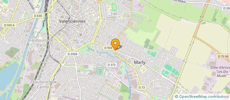 localisation de l'entreprise SARL PASSIFLORA  VALENCIENNES